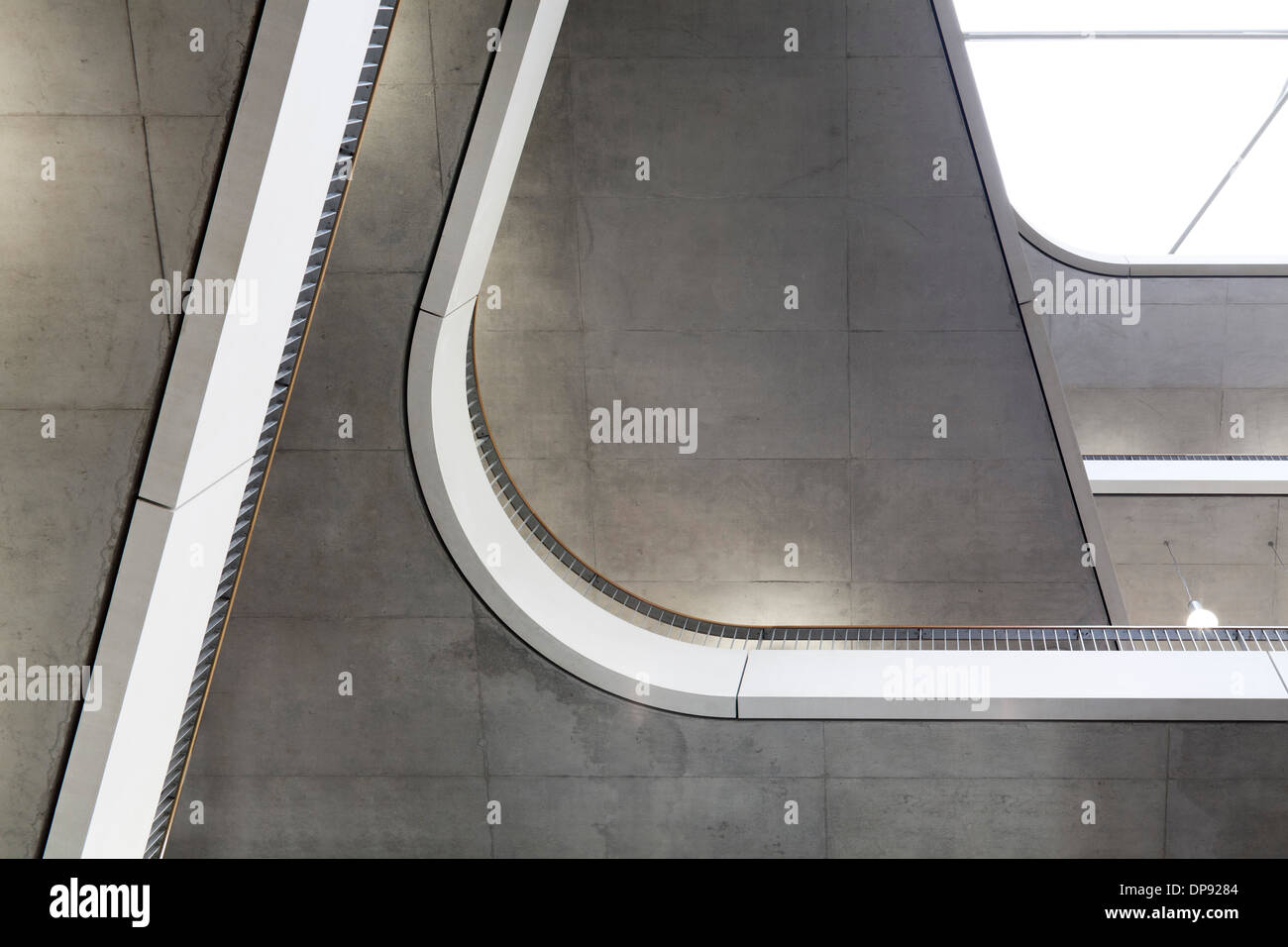 City of Westminster College, staircase detail, London, UK. Stock Photo