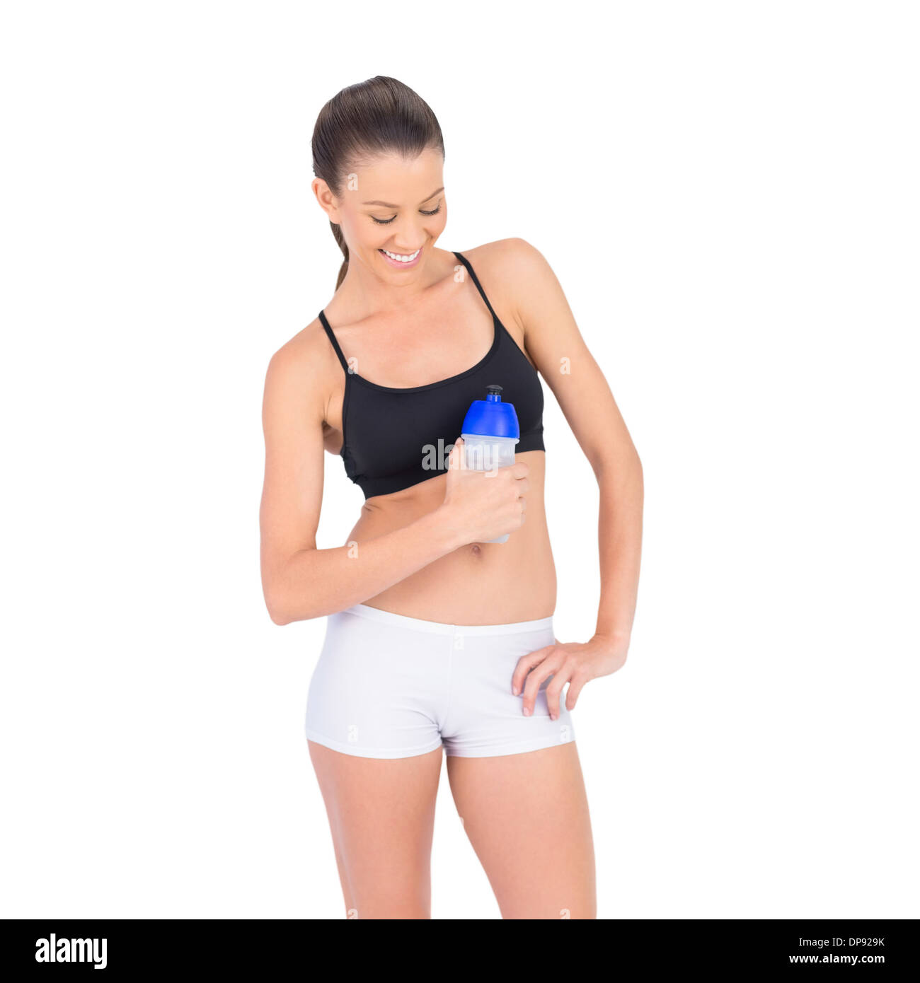 Female athlete in sports bra Cut Out Stock Images & Pictures - Alamy