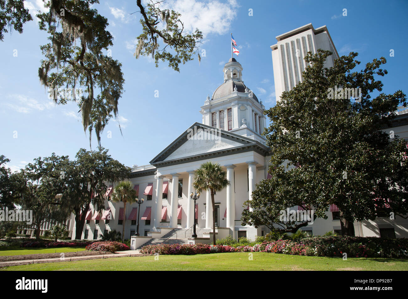 Historic Capitol buildings  Tallahassee Florida USA Stock Photo