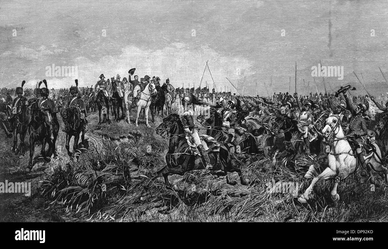 Napoleon at Battle of Friedland Stock Photo - Alamy