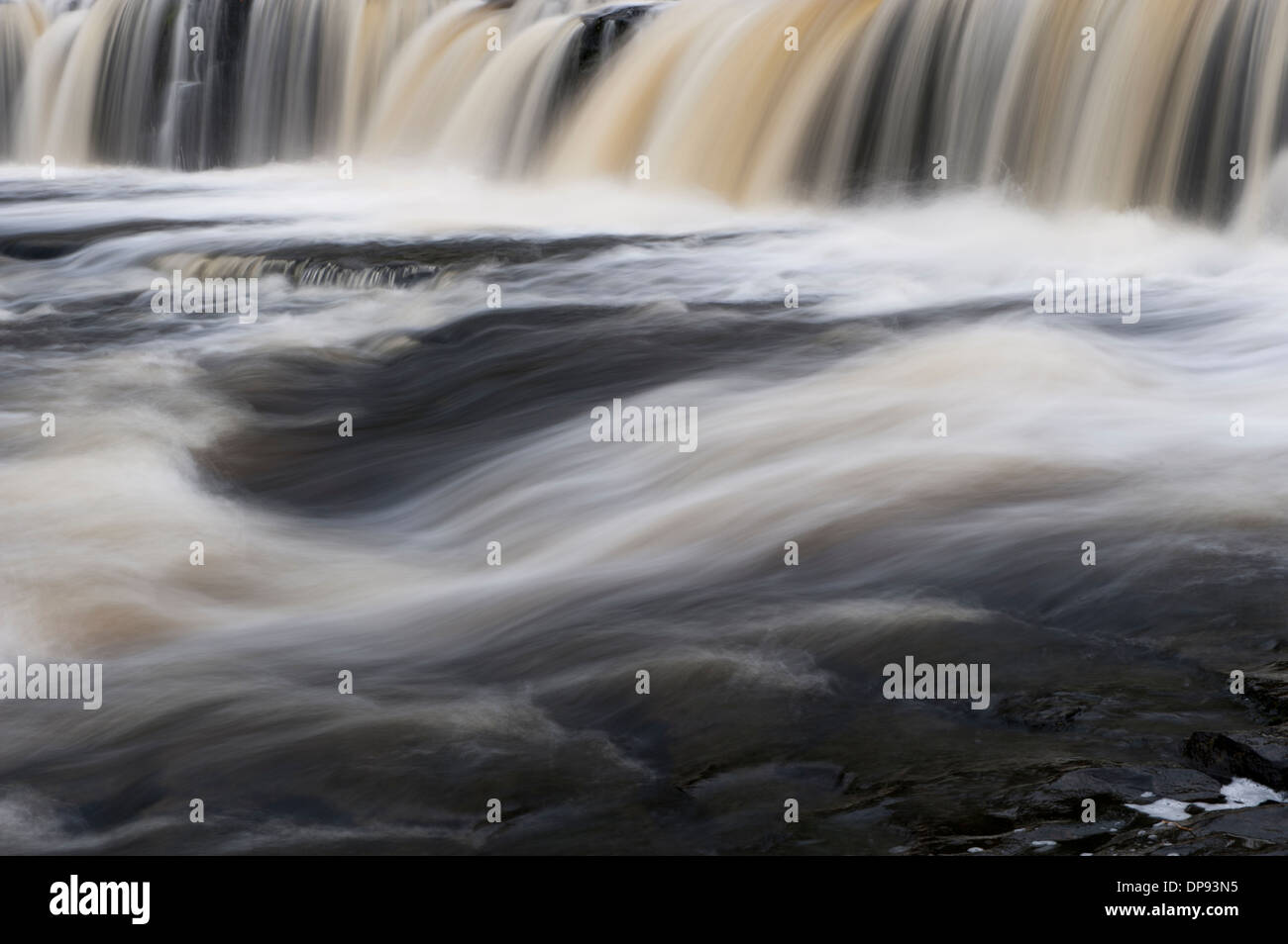 Autumn at Aysgarth Falls in the Yorkshire Dales National Park, UK Stock Photo
