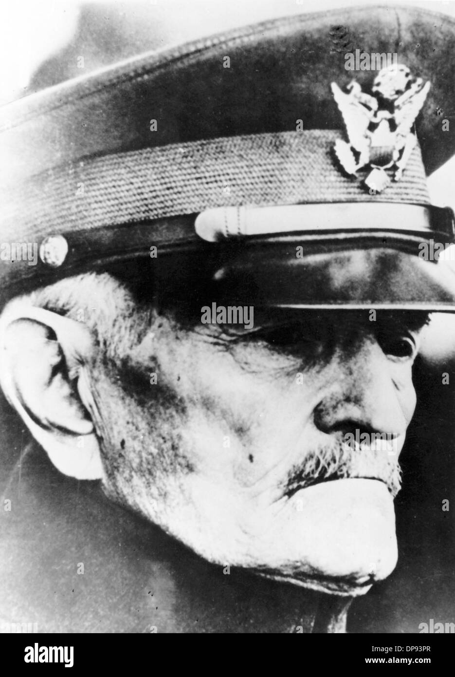 Portrait of the US-American General John J. Pershing published on the occasion of his death on 15 July 1948. Date and place unknown. Pershing was General of the Armies of the United States of America during World War I. Fotoarchiv für Zeitgeschichte Stock Photo