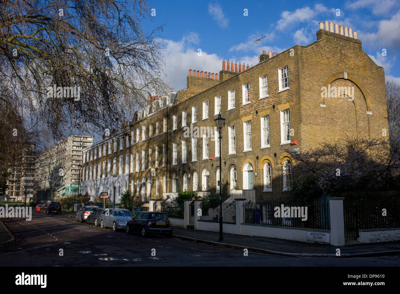 Addington Square, a Georgian and Regency garden square in Camberwell in ...