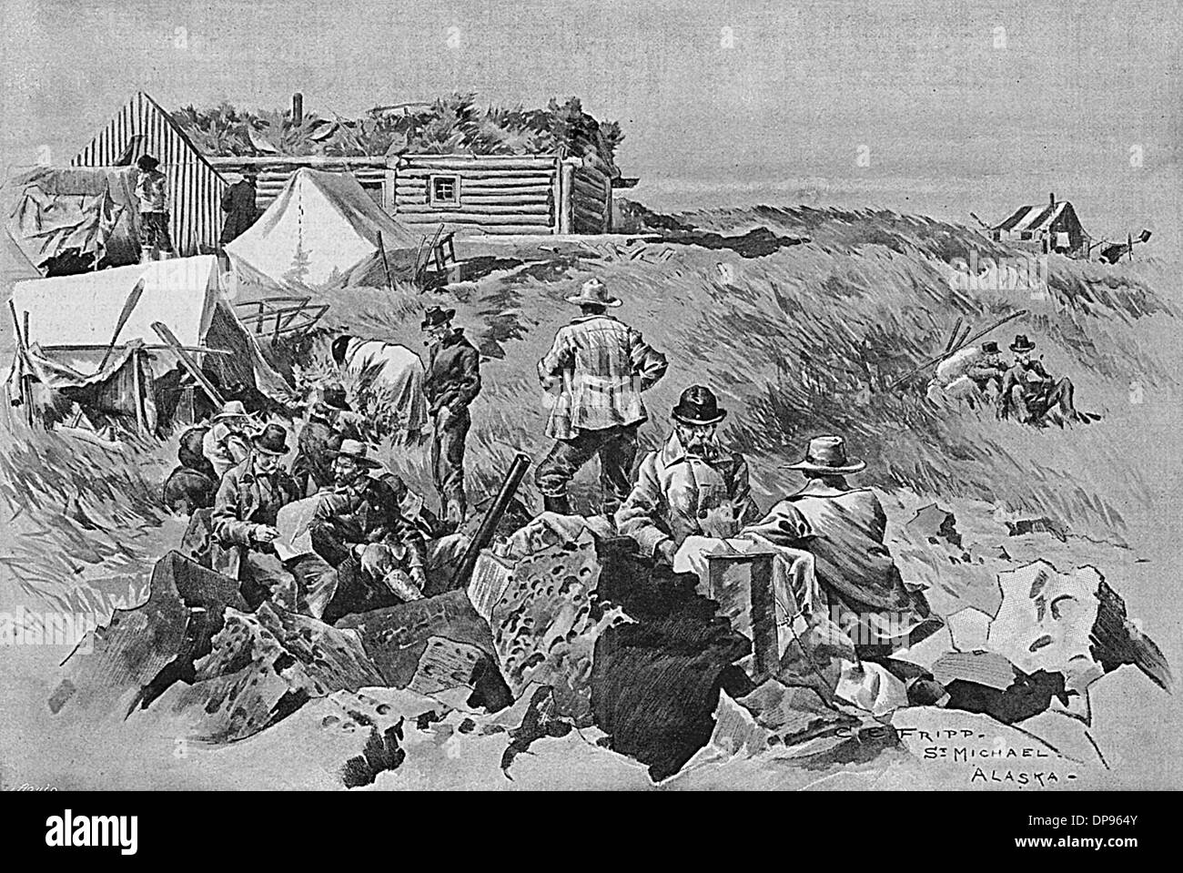 Klondike Gold Rush Historical High Resolution Stock Photography and