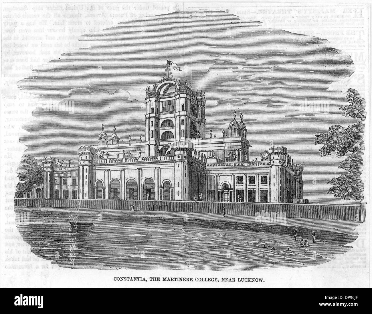 INDIA/LUCKNOW 1857 Stock Photo