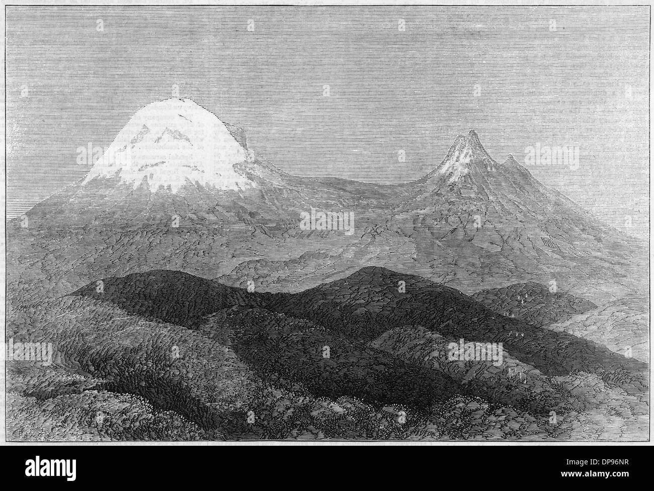 KILIMANJARO 1872 Stock Photo