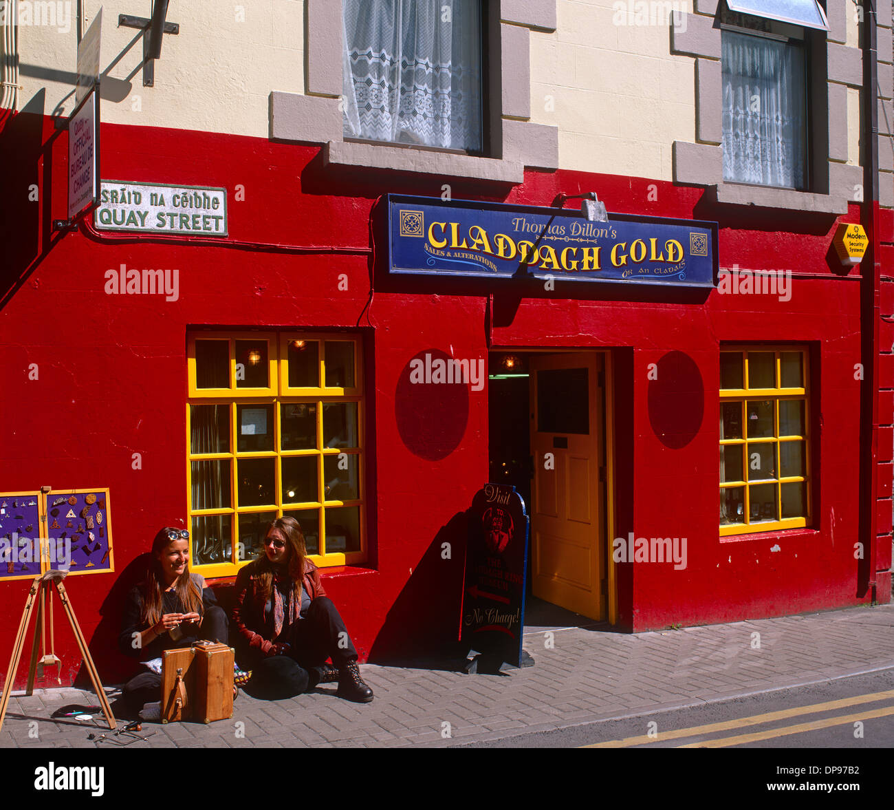 Colourful Quay Street, Galway, County Galway, Ireland Stock Photo Alamy
