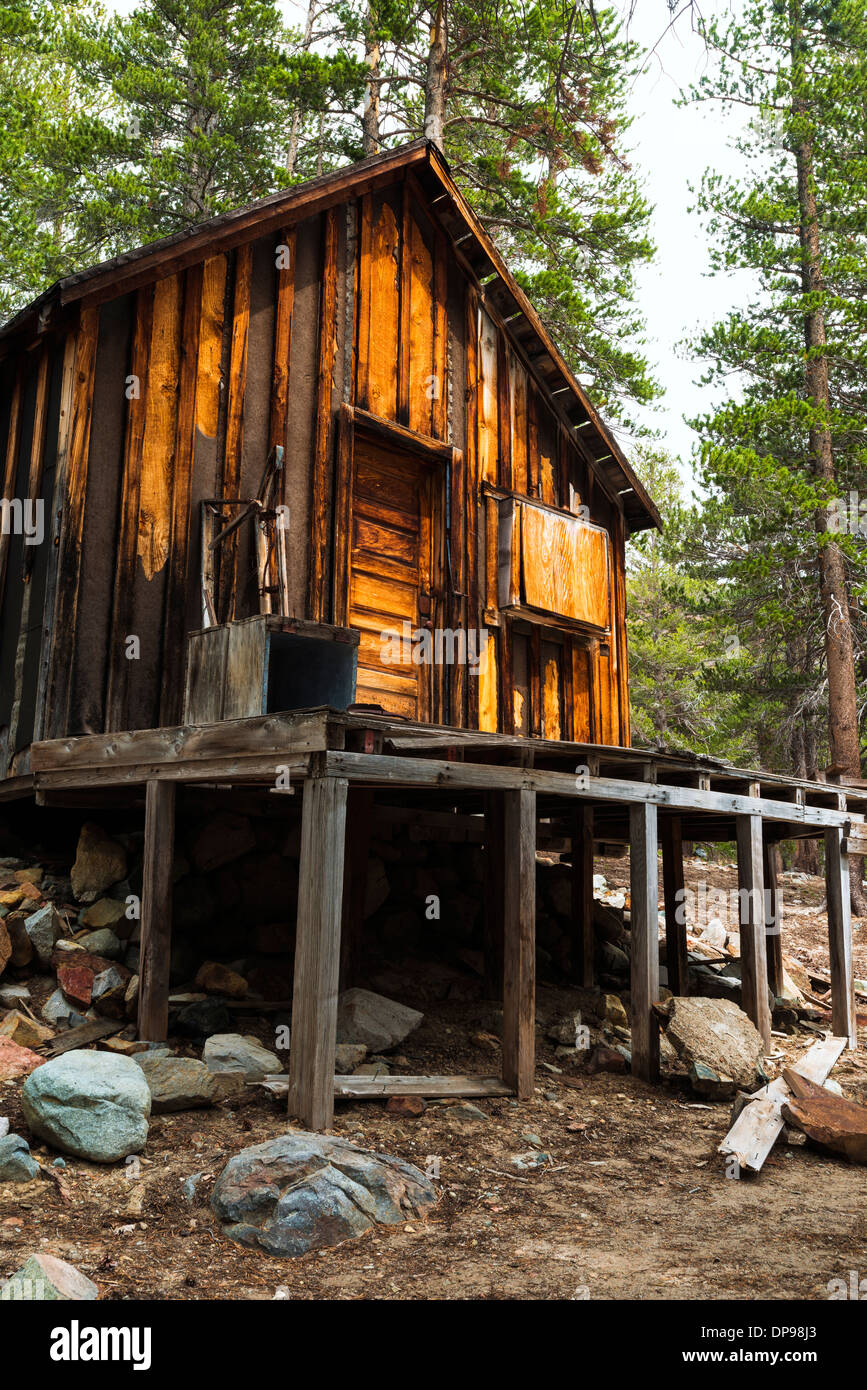 Mining Cabins At The Mammoth Consolidated Gold Mine Inyo National