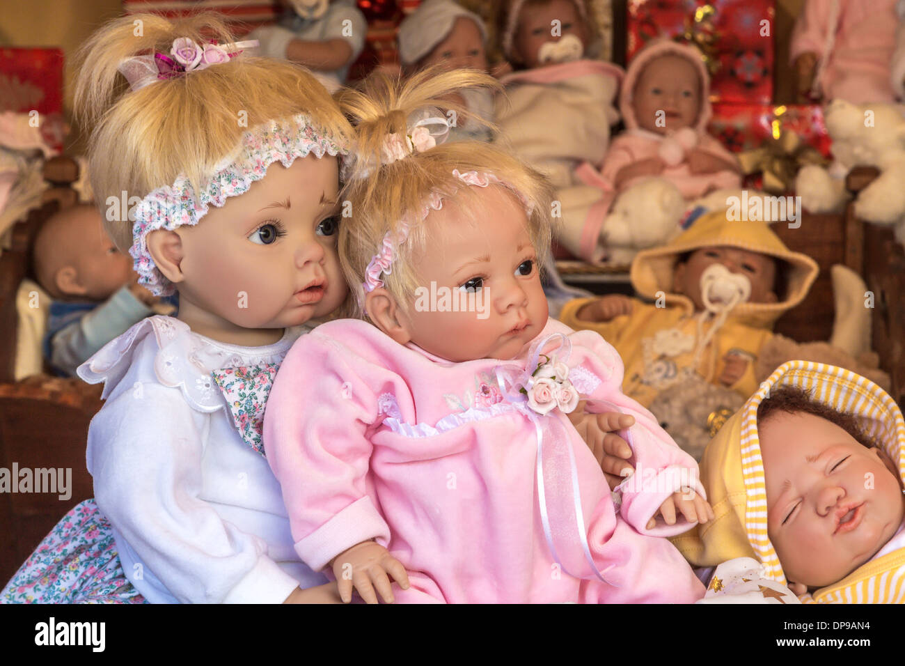 Dolls for girls to play very human Stock Photo