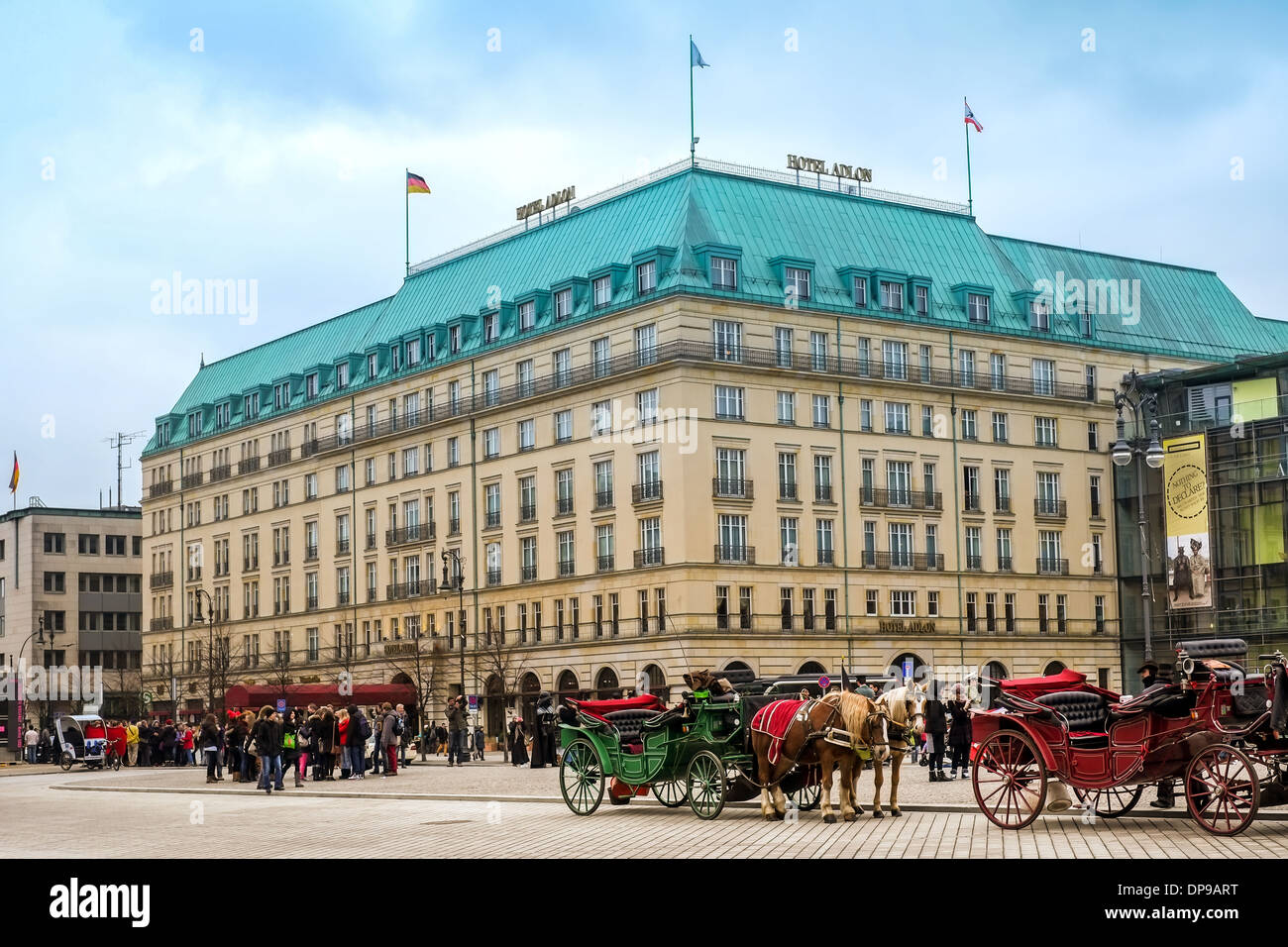 Hotel Adlon Kempinski Berlin Germany Stock Photo