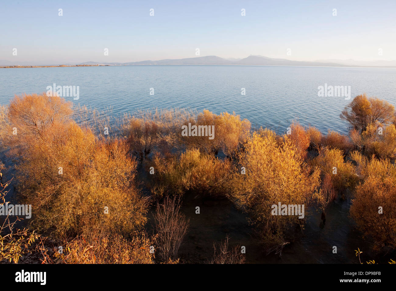 Scenic view of Beyşehir Lake Konya Turkey Stock Photo