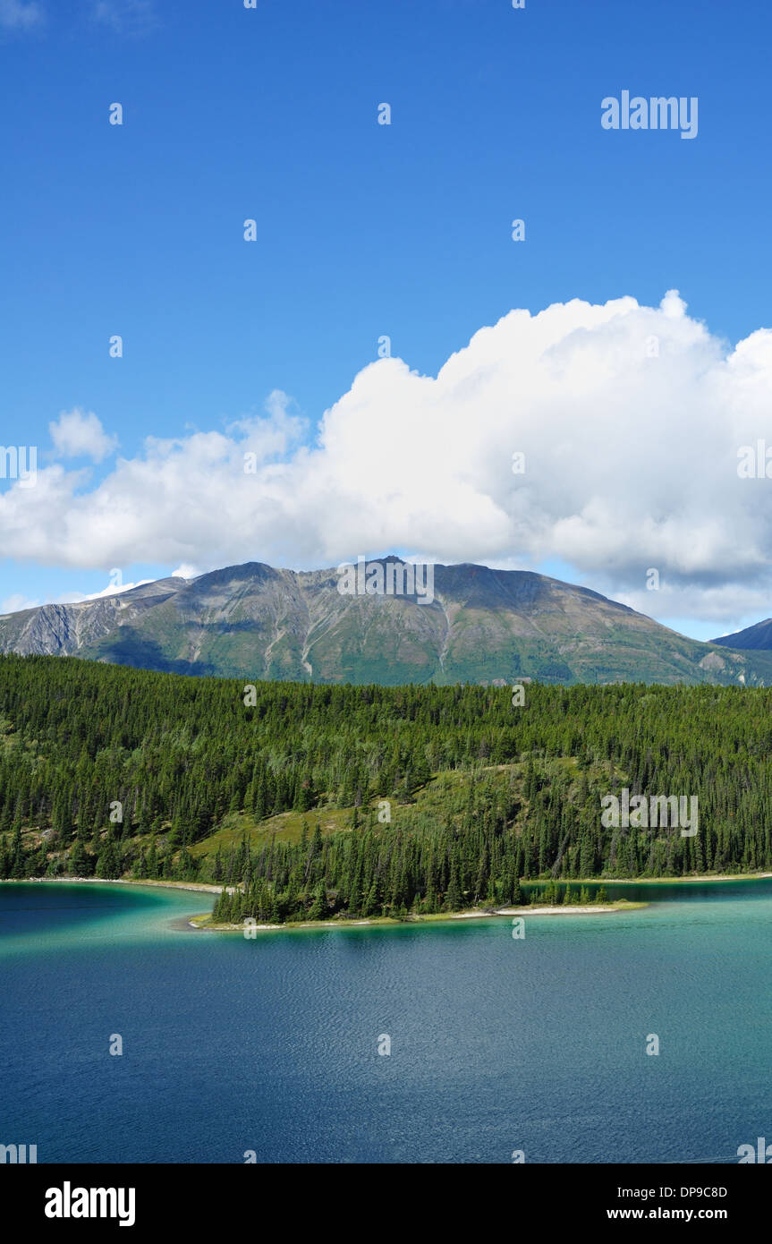 Emerald Lake, Yukon, Canada Stock Photo