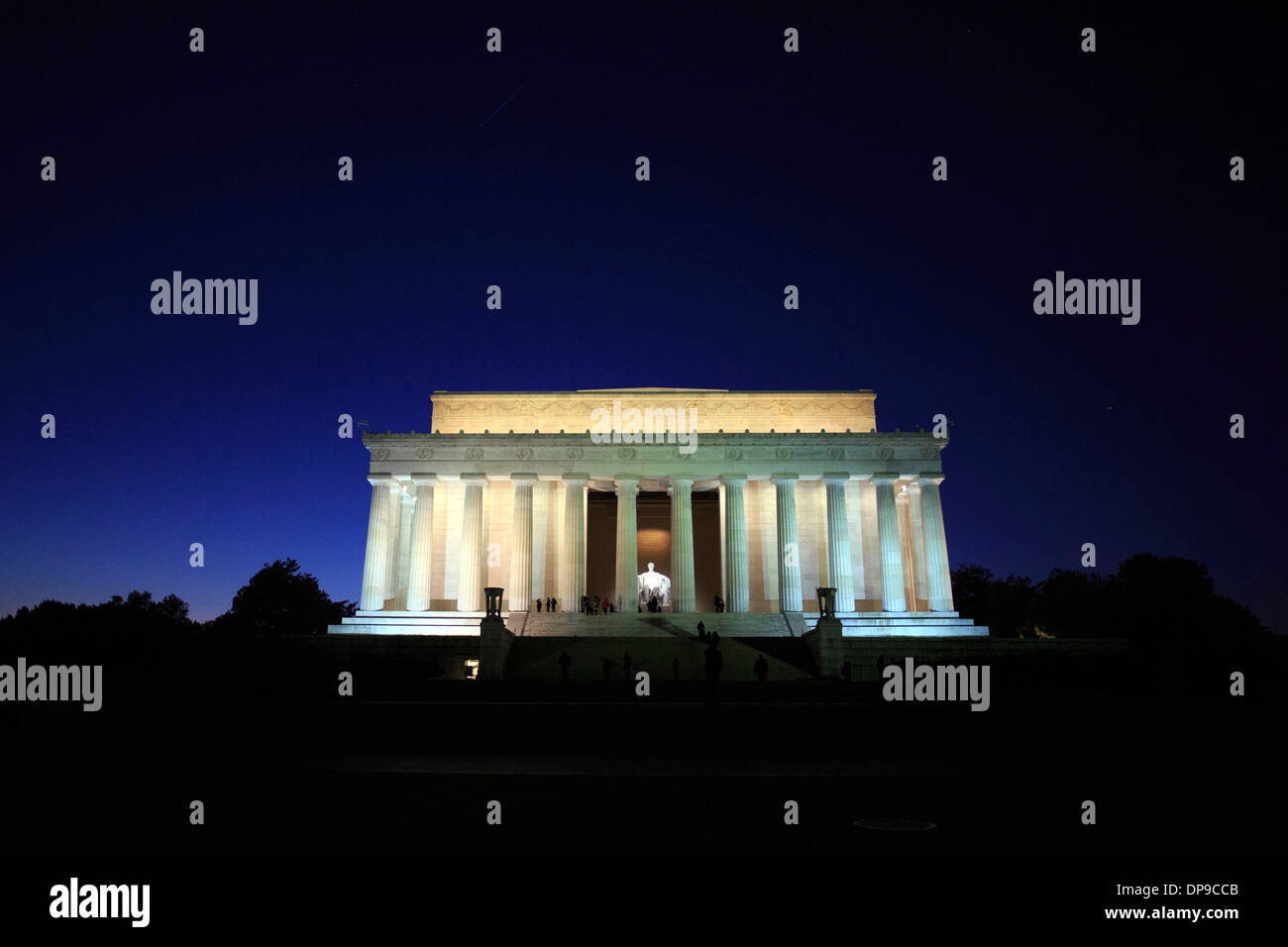 Lincoln Memorial  Washington, D.C Travel monuments Abraham President Justice Travel Visit Stock Photo