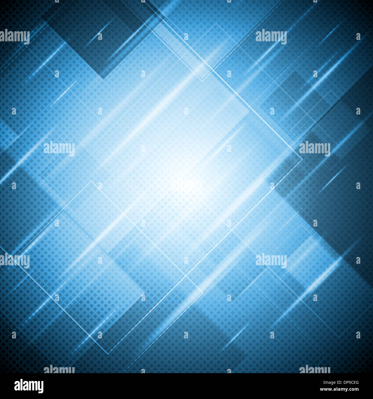Blue shiny technology design. Vector background eps 10 Stock Photo - Alamy
