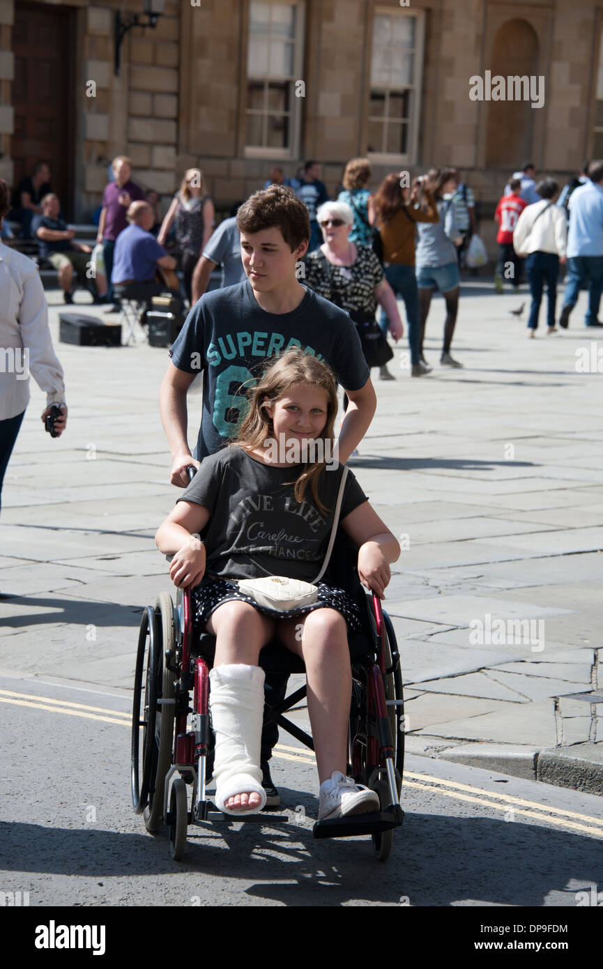 Broken Leg Cast Wheelchair
