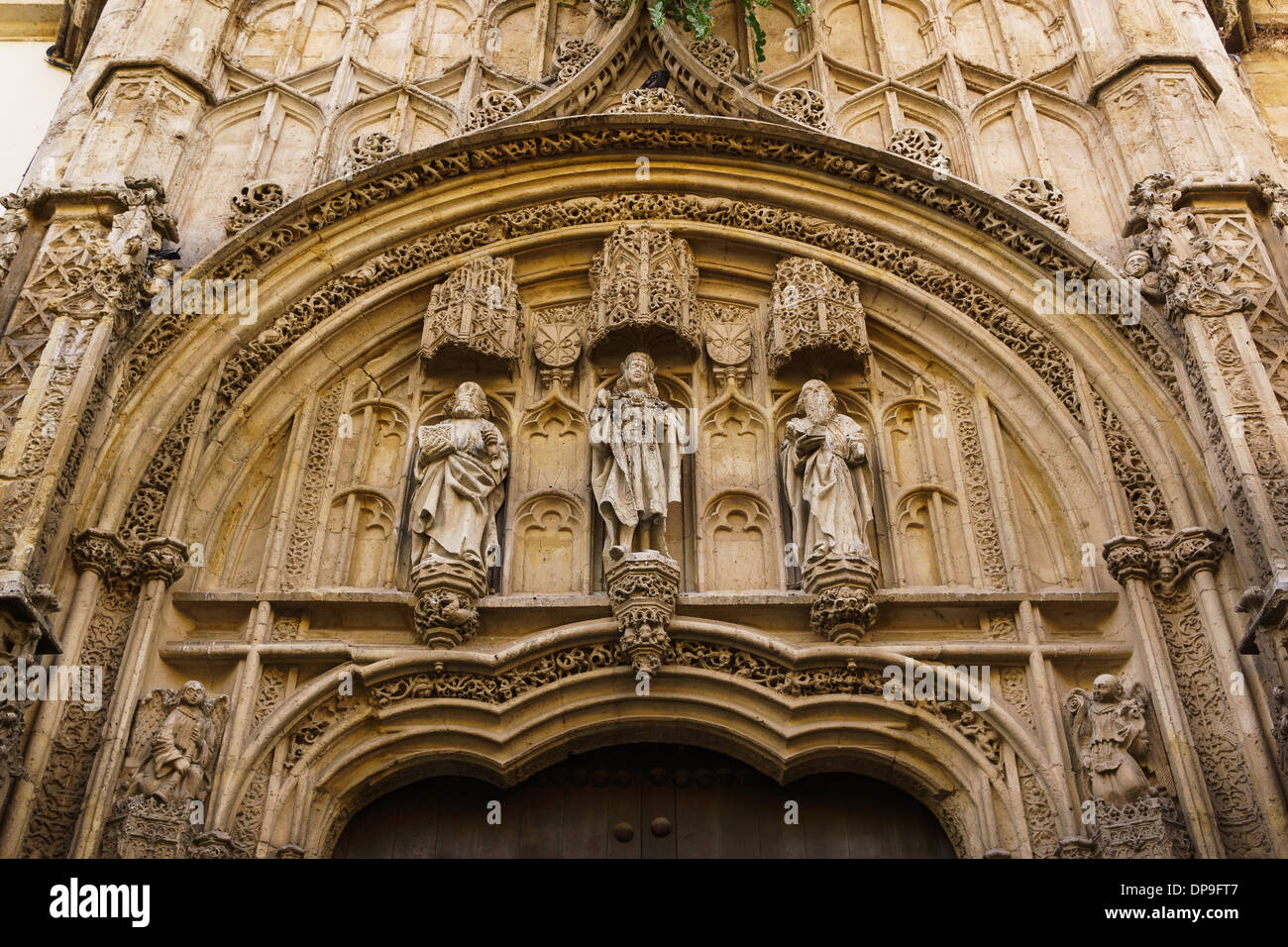 Detail of the facade of the Tourism office and information center of Cordoba Stock Photo