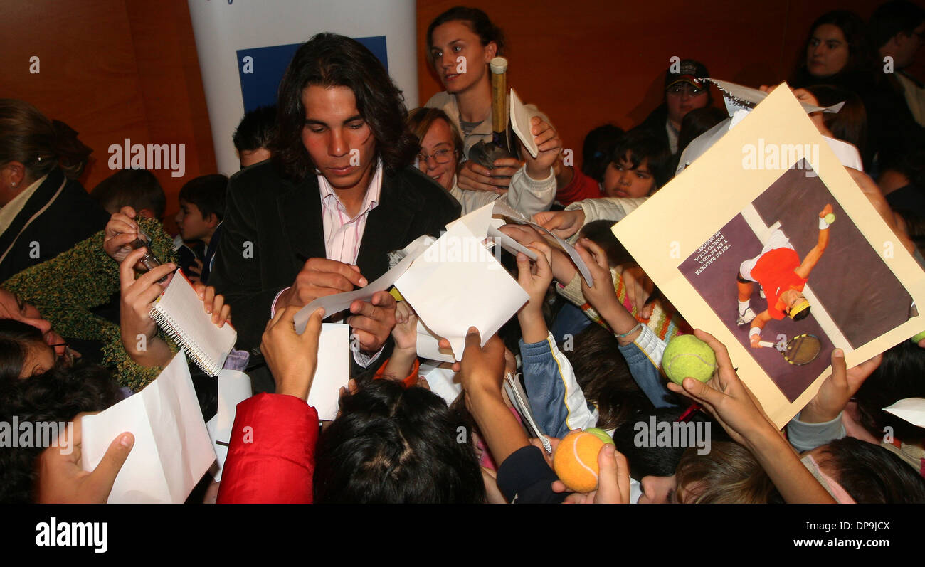 Spain´s tennis player Rafa Nadal seen in the island of Majorca, Spain. Stock Photo