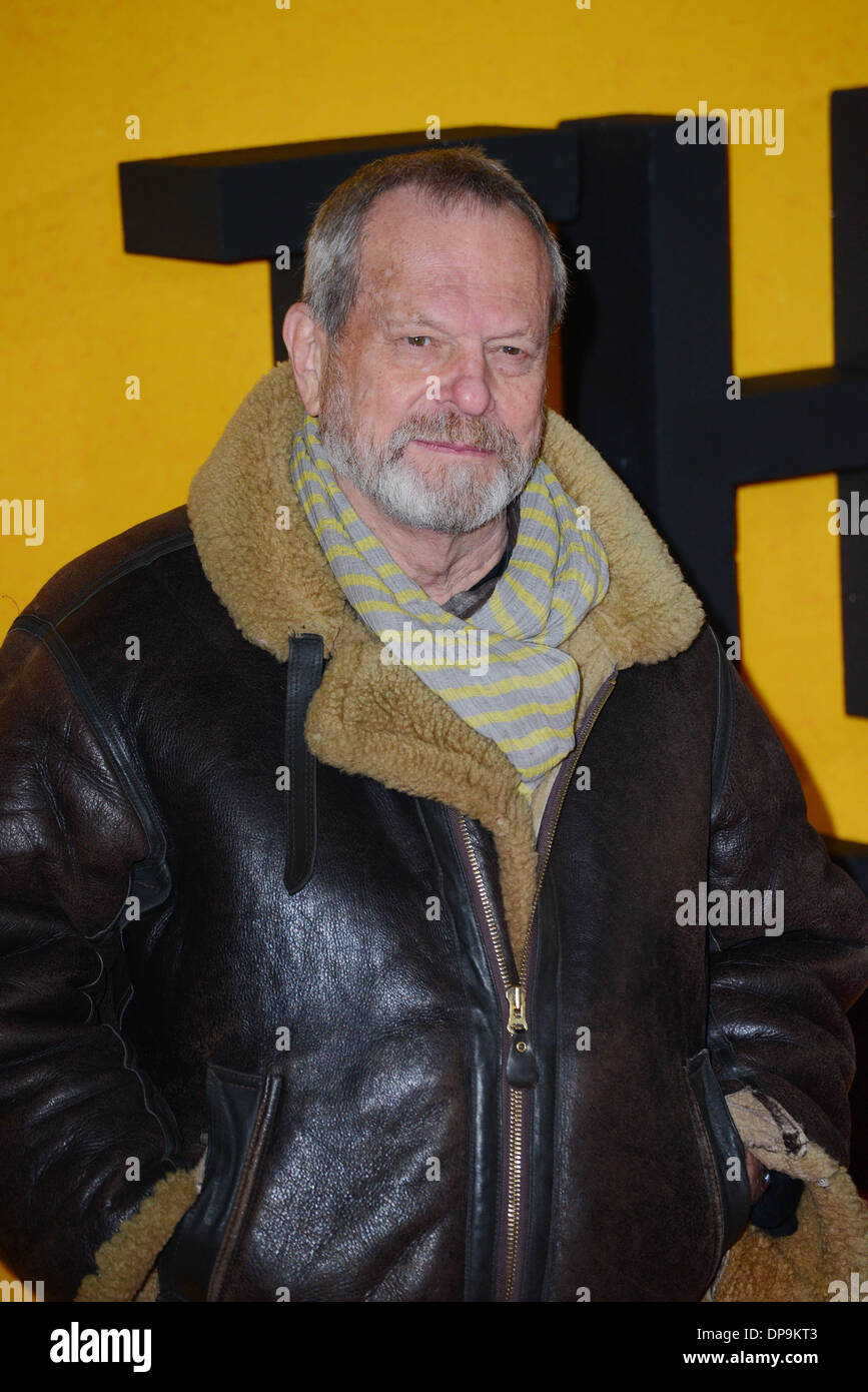 London, UK. 9th Jan, 2014. Terry Gilliam arrives at the UK Premiere - the Wolf of Wall Street at Leicester Square in London, 9th January 2014. Credit:  See Li/Alamy Live News Stock Photo