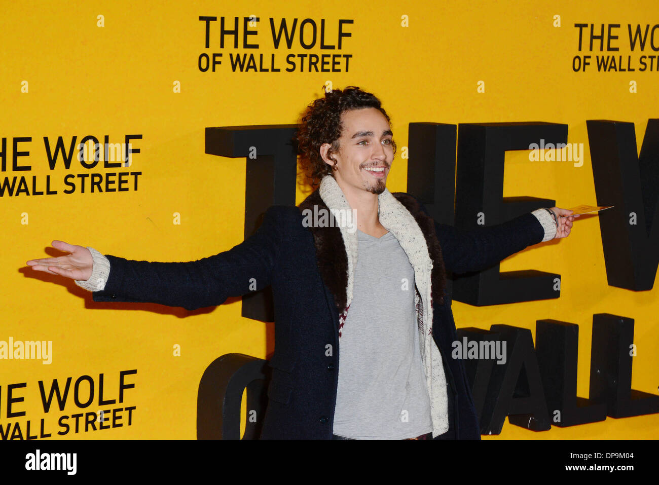 London, UK. 9th Jan, 2014. Guest arrives at the UK Premiere - the Wolf of Wall Street at Leicester Square in London, 9th January 2014. Credit:  See Li/Alamy Live News Stock Photo