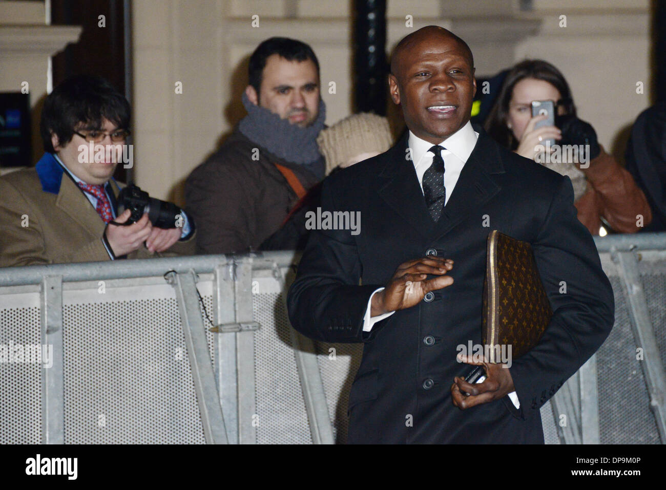 London, UK. 9th Jan, 2014. Chris Eubank arrives at the UK Premiere - the Wolf of Wall Street at Leicester Square in London, 9th January 2014. Credit:  See Li/Alamy Live News Stock Photo