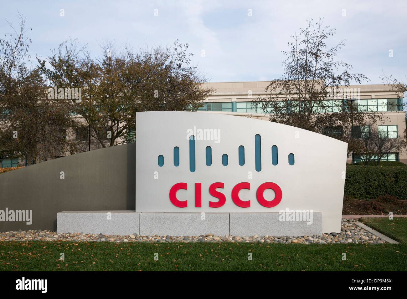 The headquarters campus of Cisco Systems in San Jose, California Stock