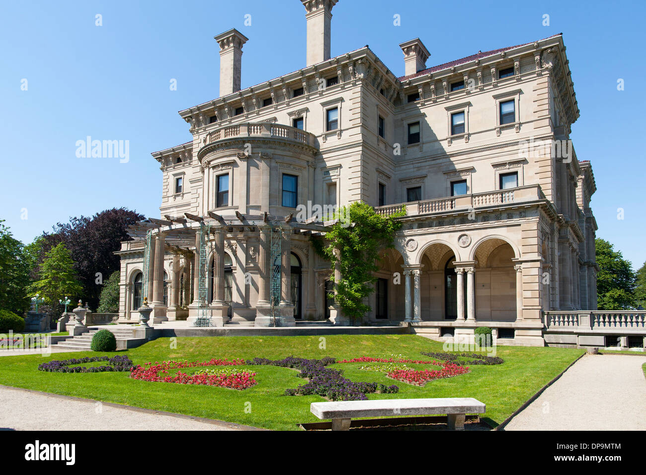 The Breakers a Newport mansion or Cottage built for the Vanderbilts during the gilded age of