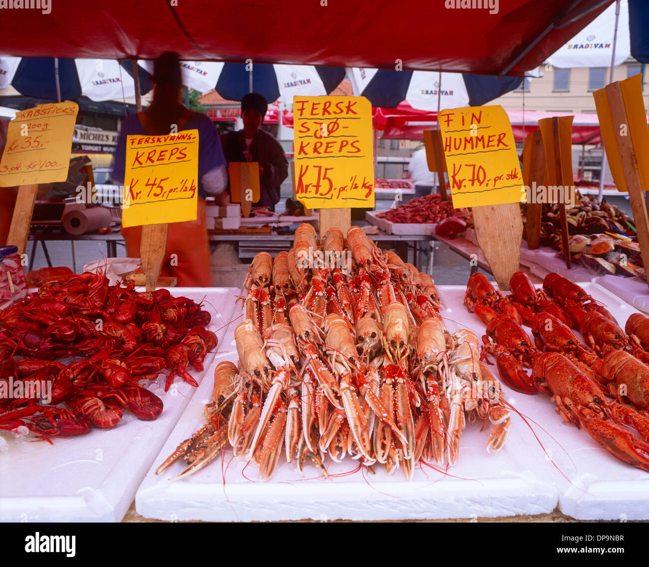 Fish Market, Bergen, Norway Stock Photo Alamy