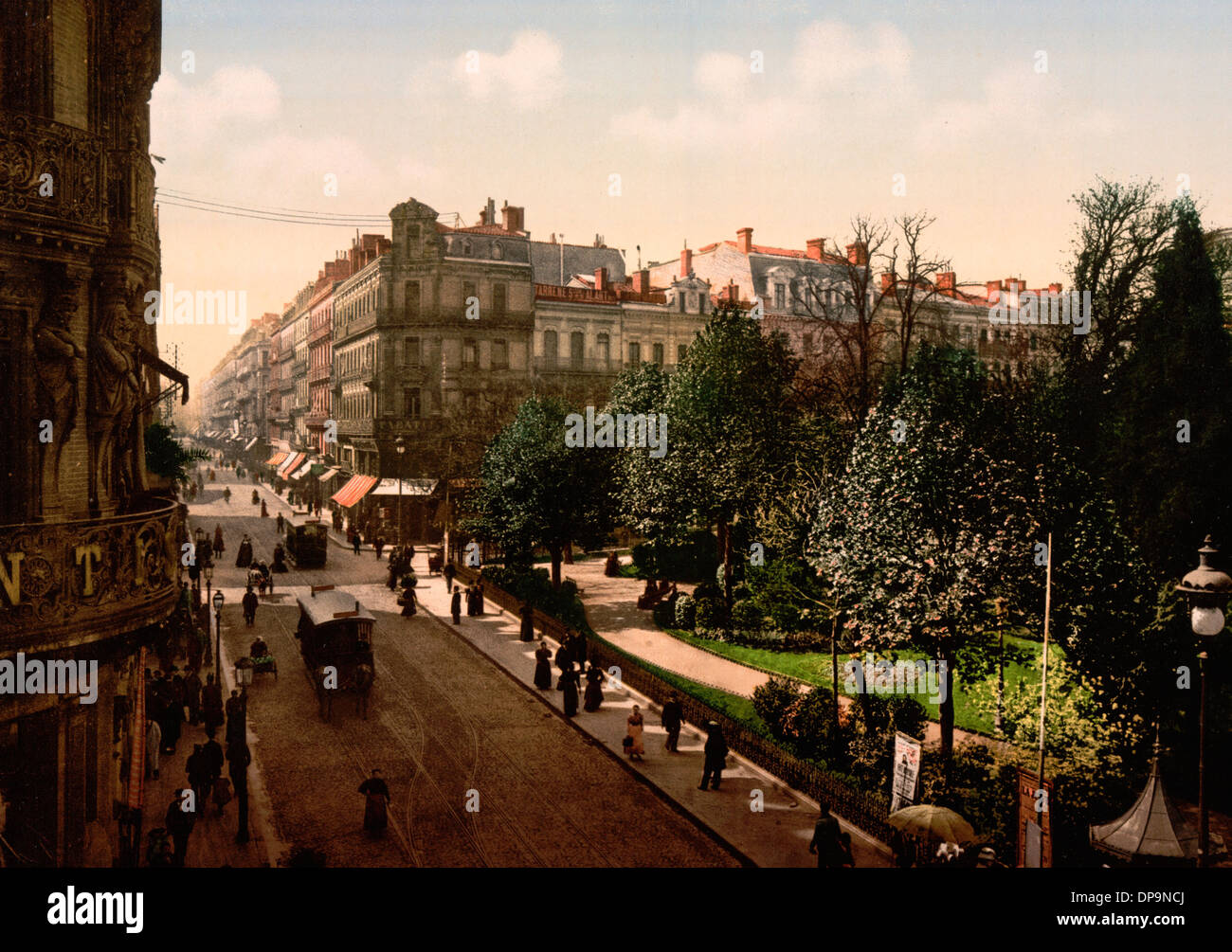France street 1900 hi-res stock photography and images pic
