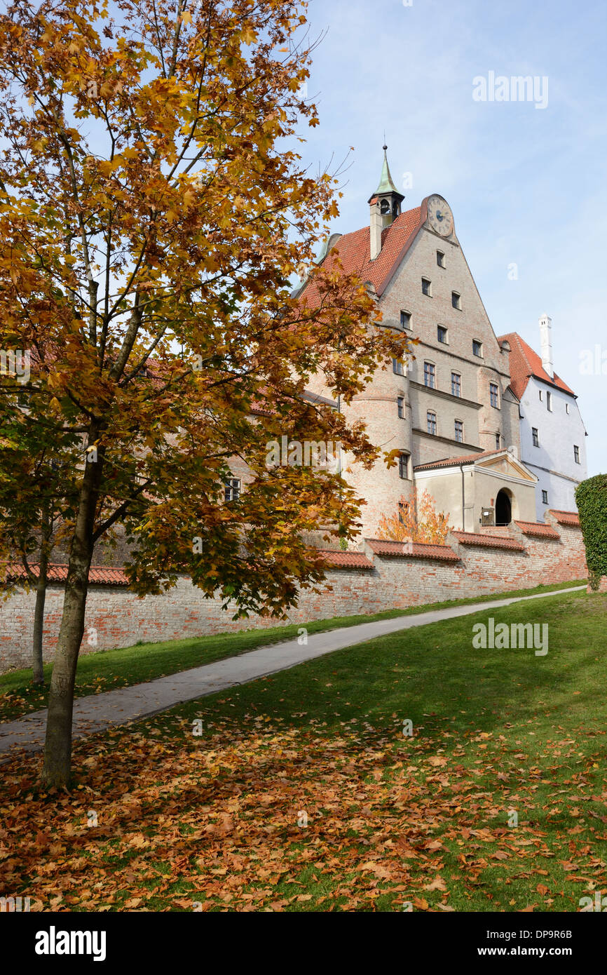 Trausnitz castle in Landshut (Bavaria, Germany) Stock Photo