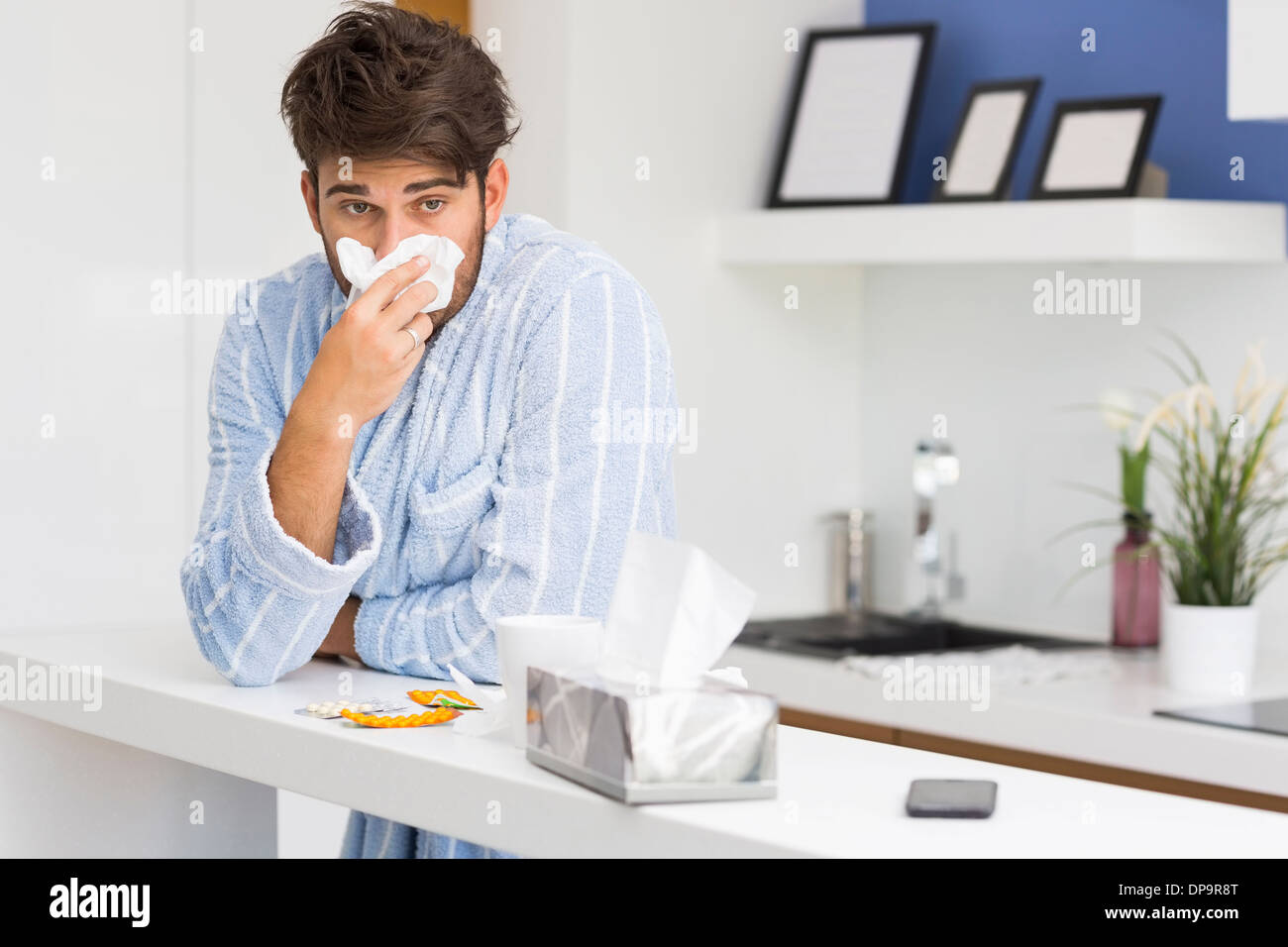 Tissue paper in nose hires stock photography and images Alamy