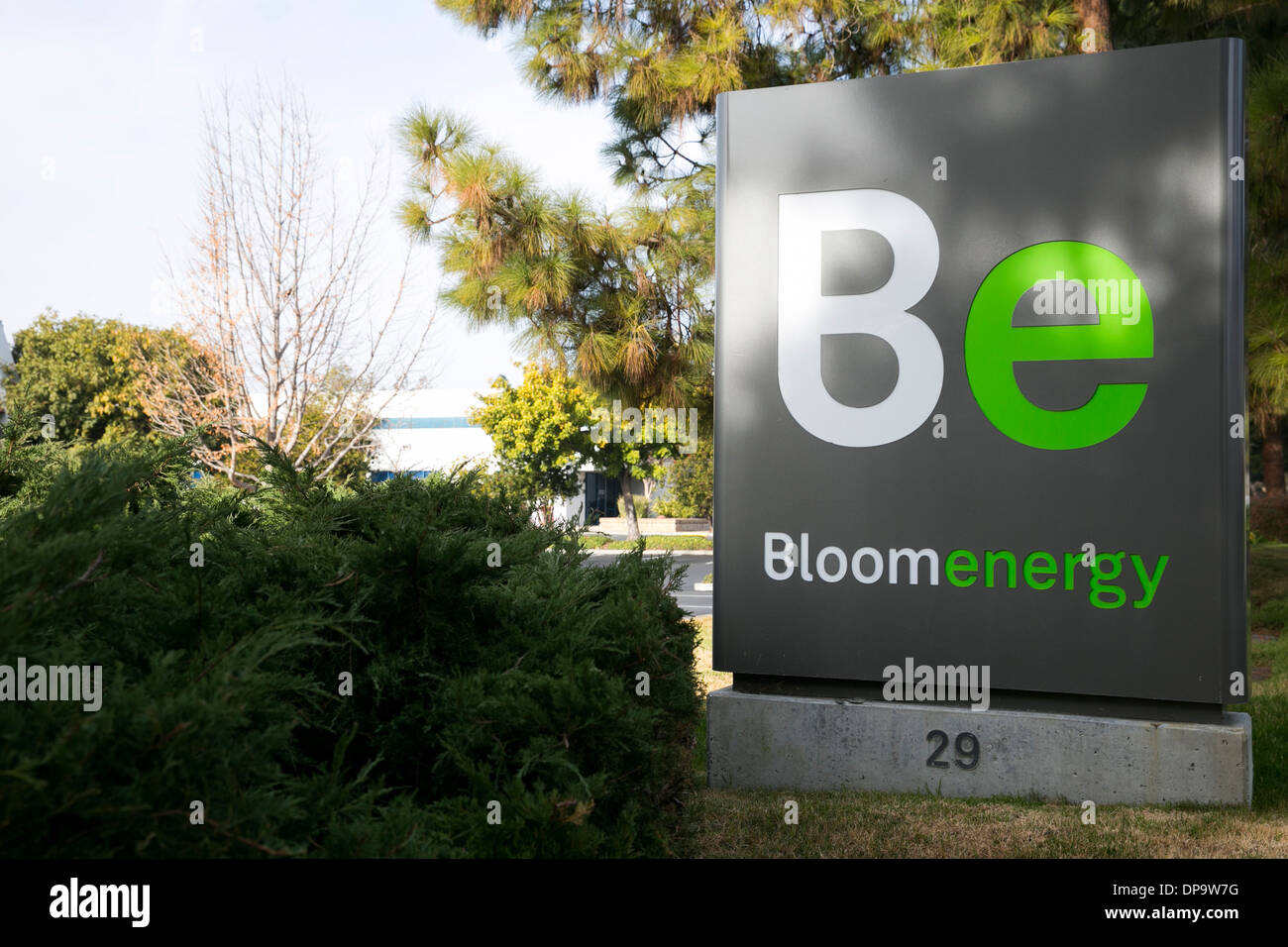 The headquarters of Bloom Energy in Sunnyvale, California.  Stock Photo