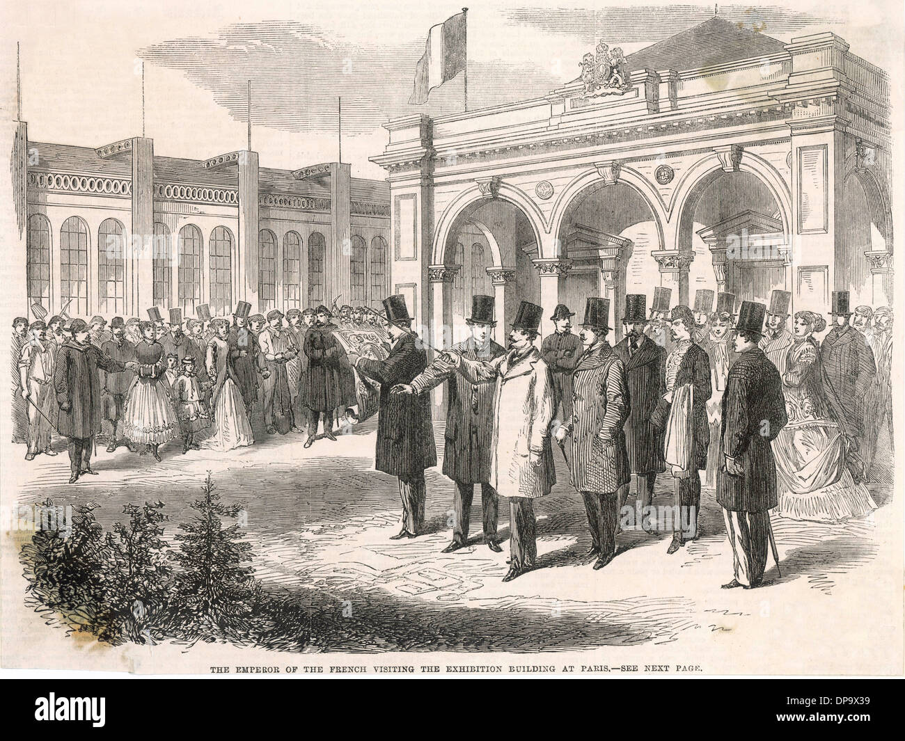 EXHIBITIONS/PARIS/1867 Stock Photo