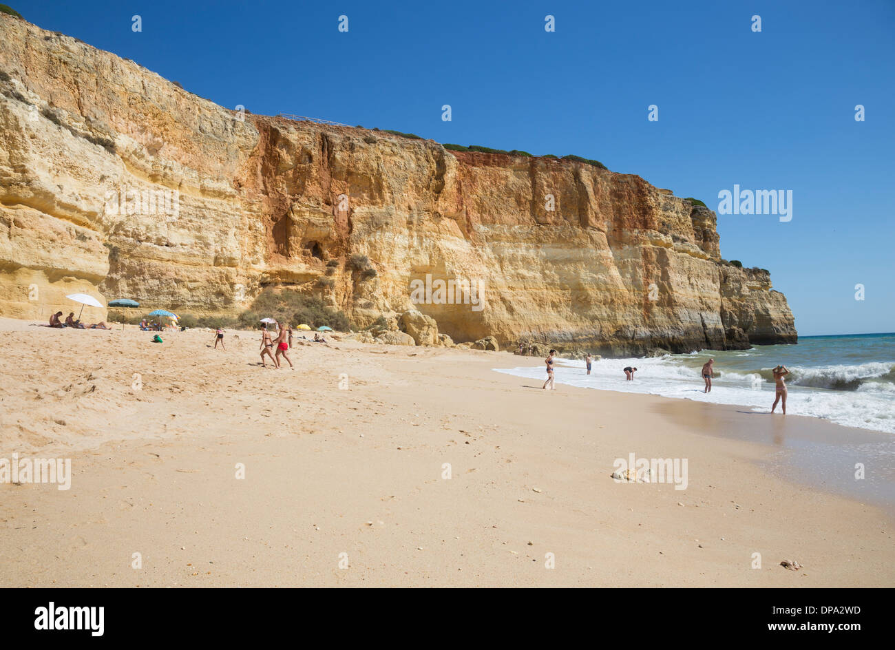 Praia de Benagil, The Algarve, Portugal Stock Photo