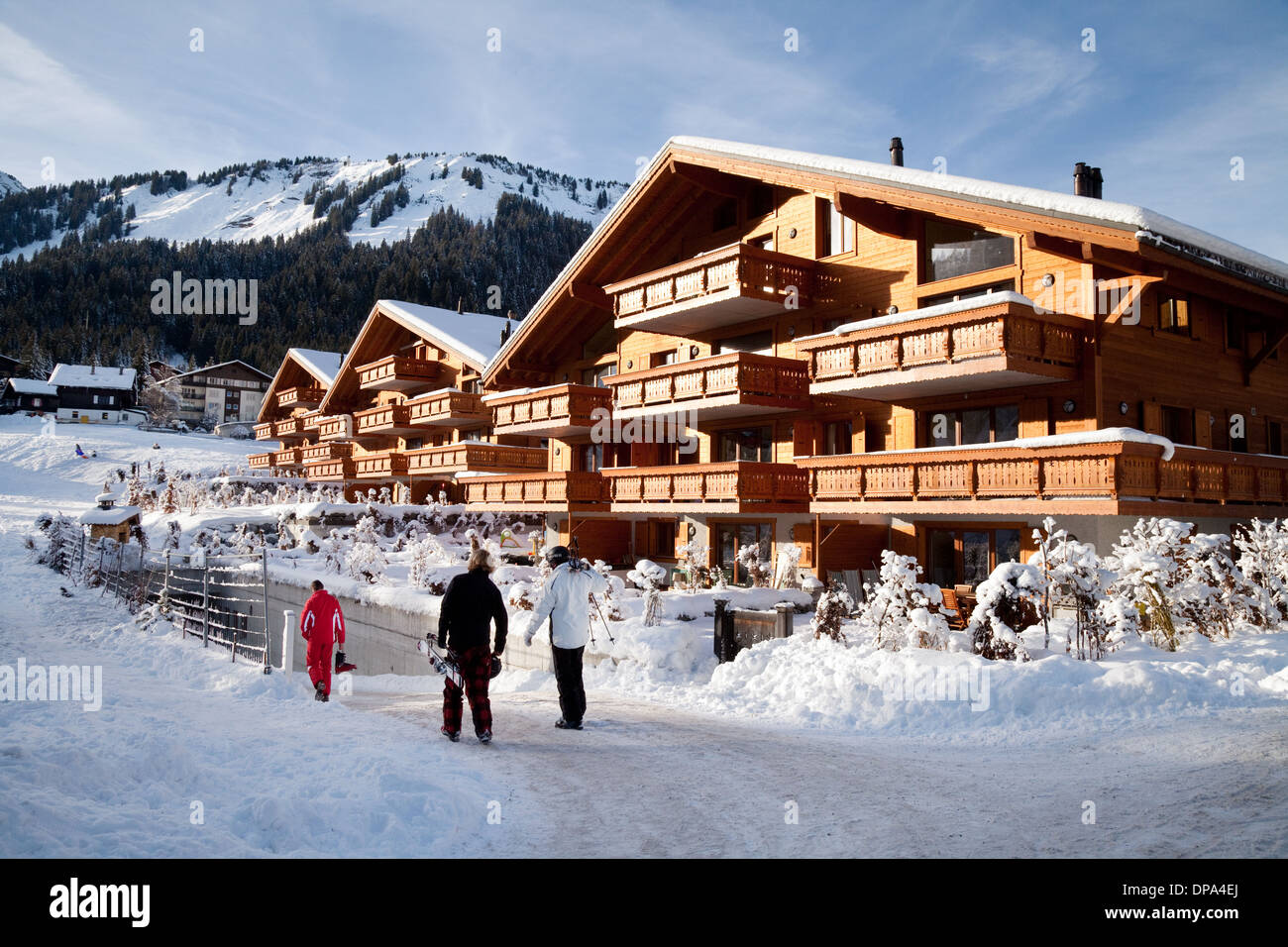 snow resort chalet