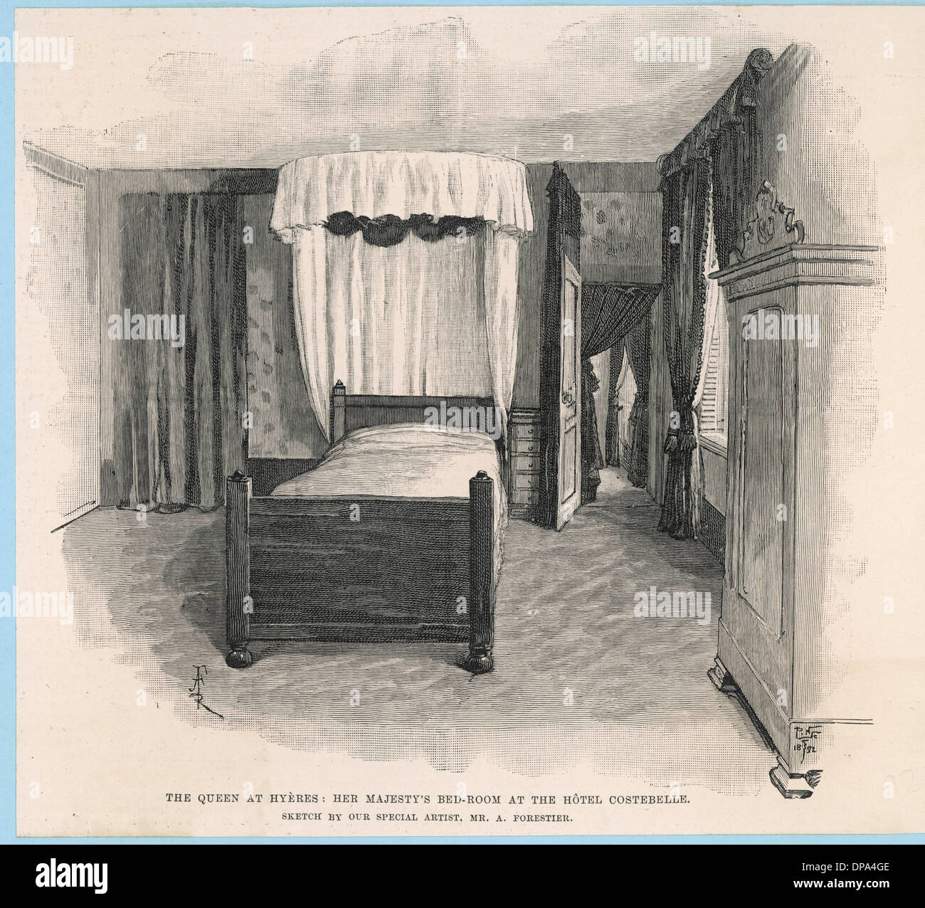 Queen victorias bedroom hires stock photography and images Alamy