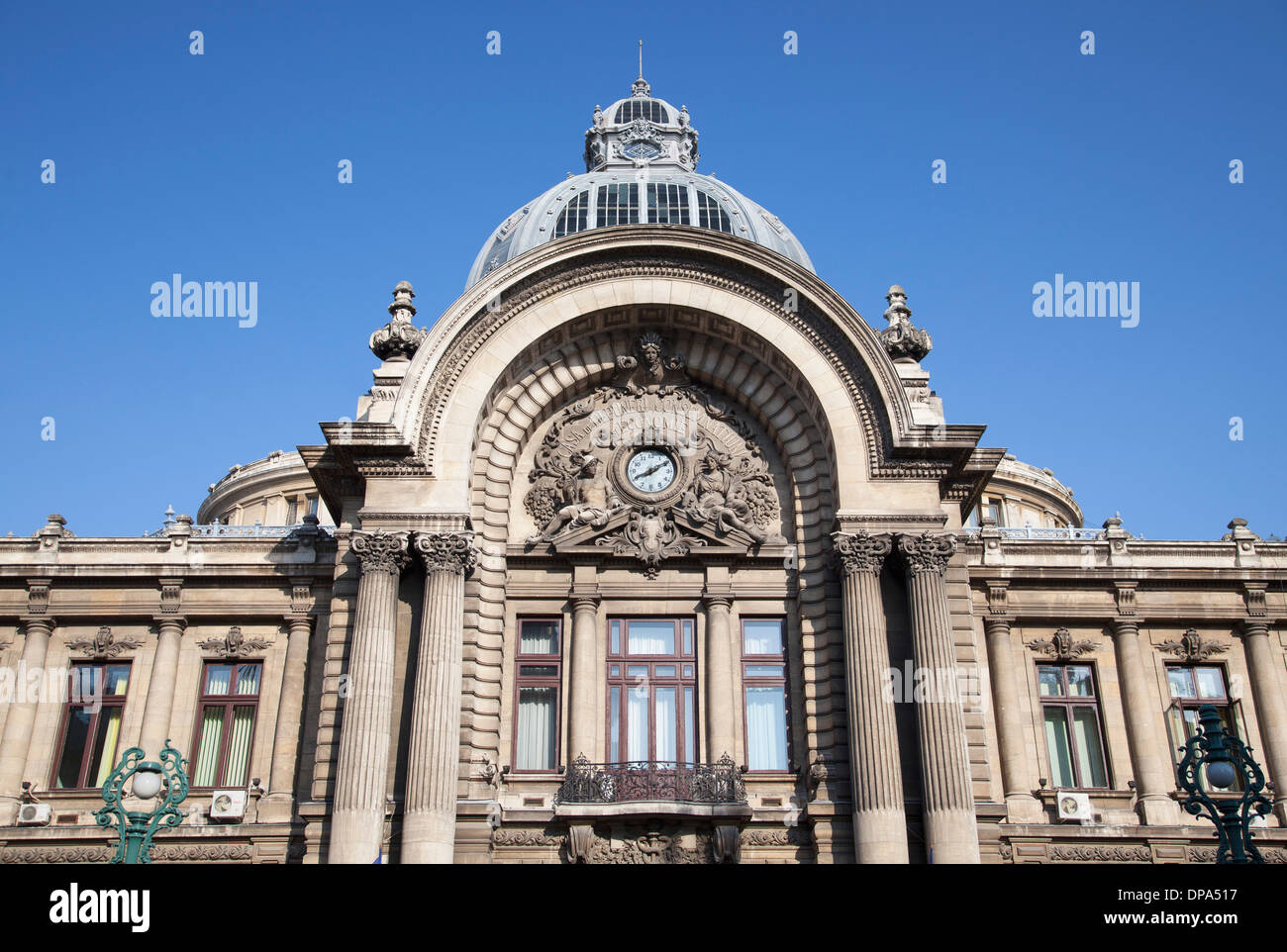 Economic Consortium Palace, Historic Quarter, Bucharest, Romania Stock Photo