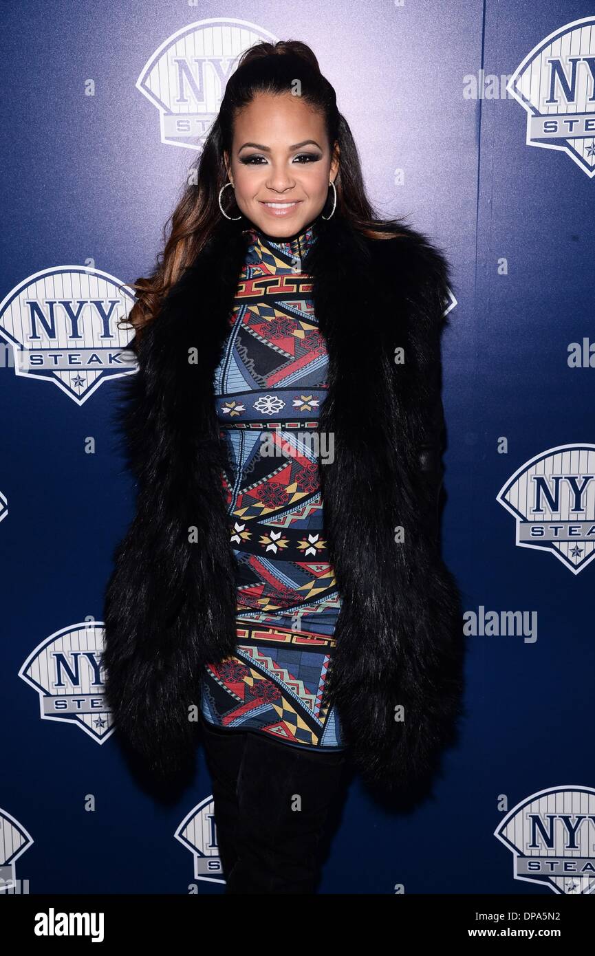 New York, NY, USA. 9th Jan, 2014. Christina Milian at arrivals for The
