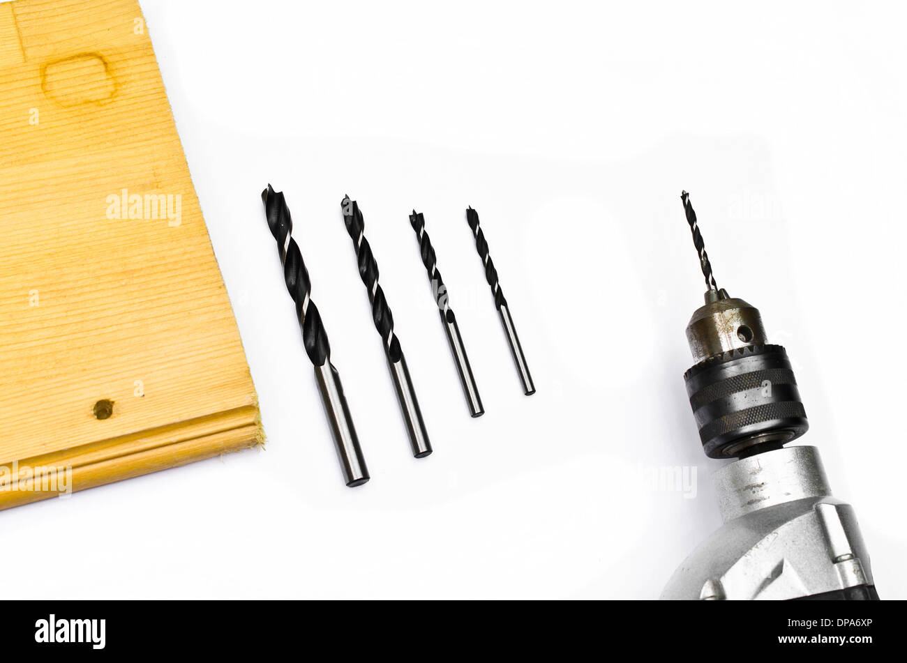 Hammer drill machine with drill bits Stock Photo Alamy