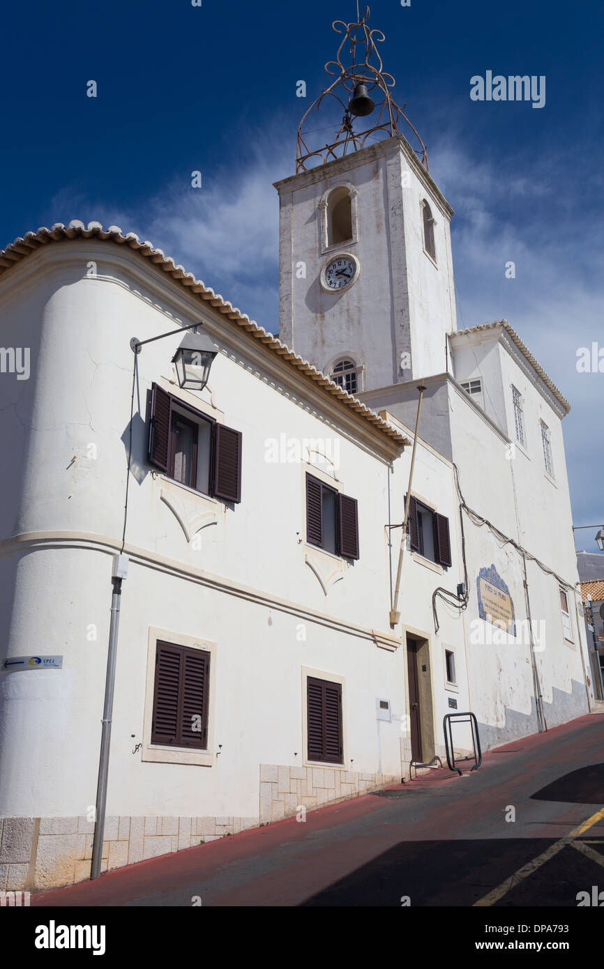 Clock Tower, Albufeira, Algarve, Portugal Stock Photo
