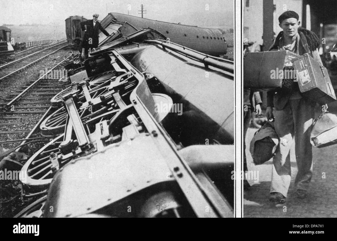 1926 Train General strike of may 1926 Black and White Stock Photos & Images - Alamy