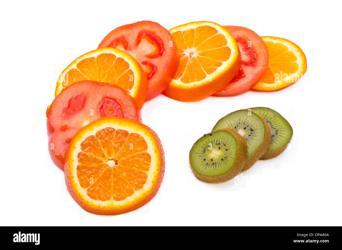 Mix of fruits representing juice varieties Stock Photo Alamy