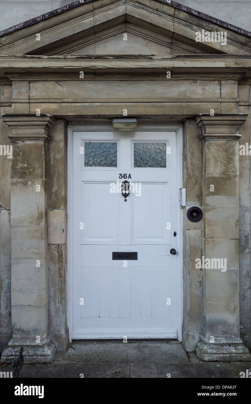 Traditional front door in UK Stock Photo - Alamy