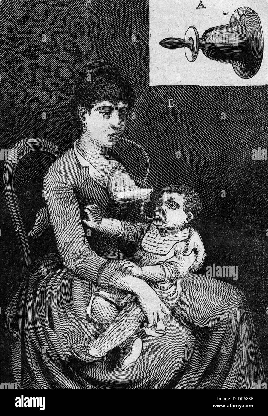 Mother breastfeeding Black and White Stock Photos & Images Alamy