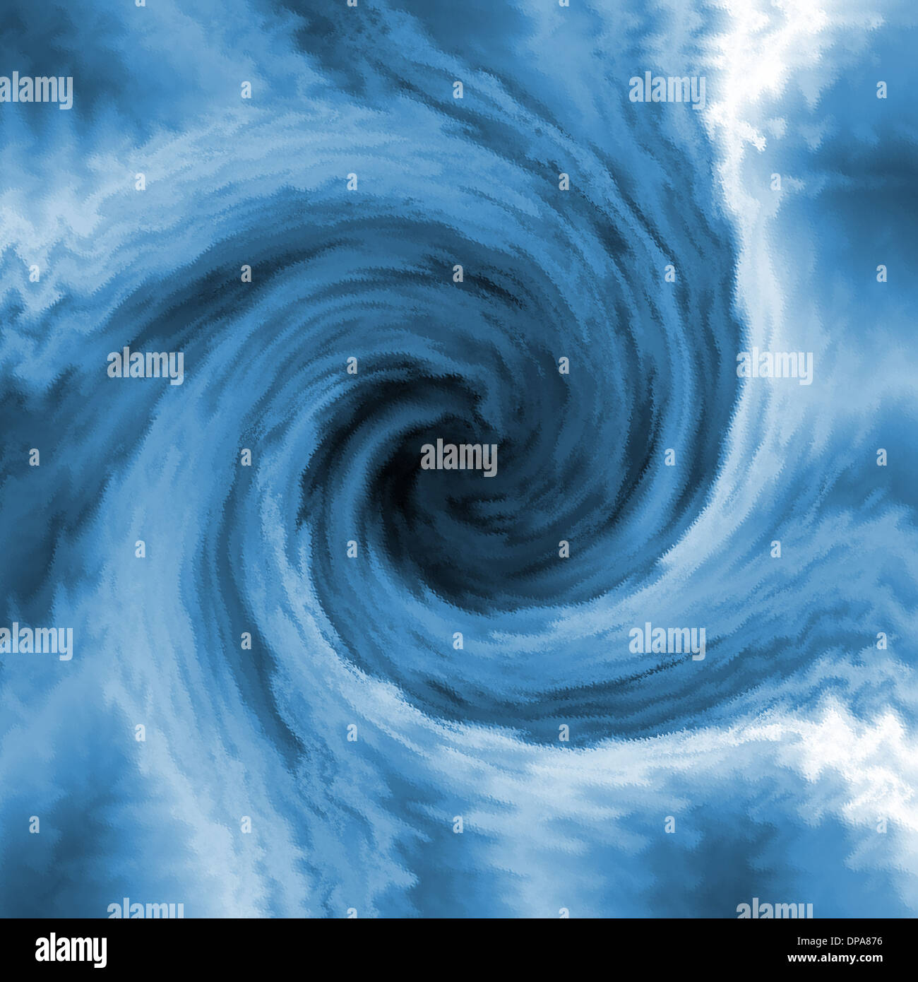 Blue abstract swirl tornado background Stock Photo - Alamy