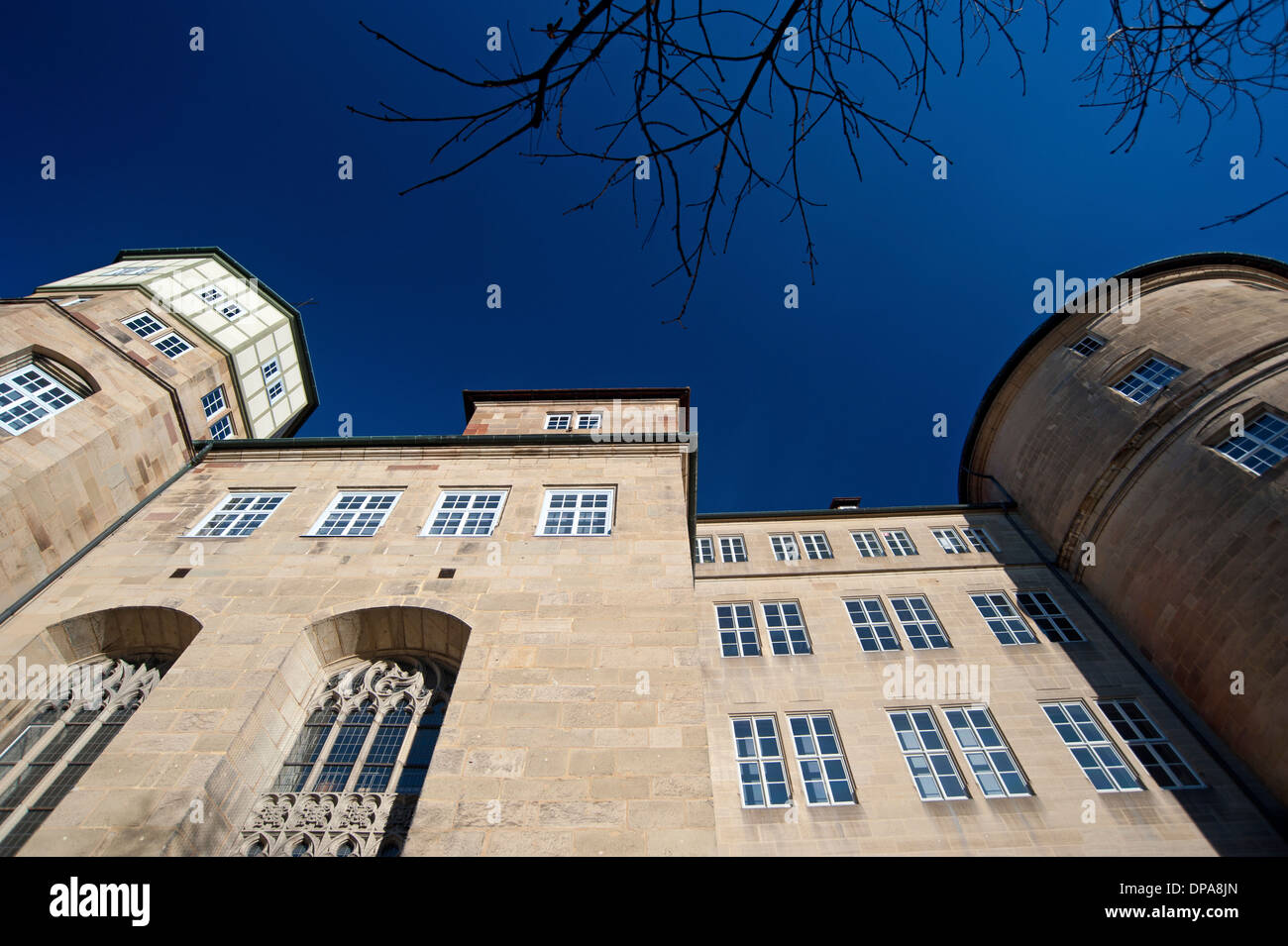 Altes schloss facade stuttgart germany hi-res stock photography and ...