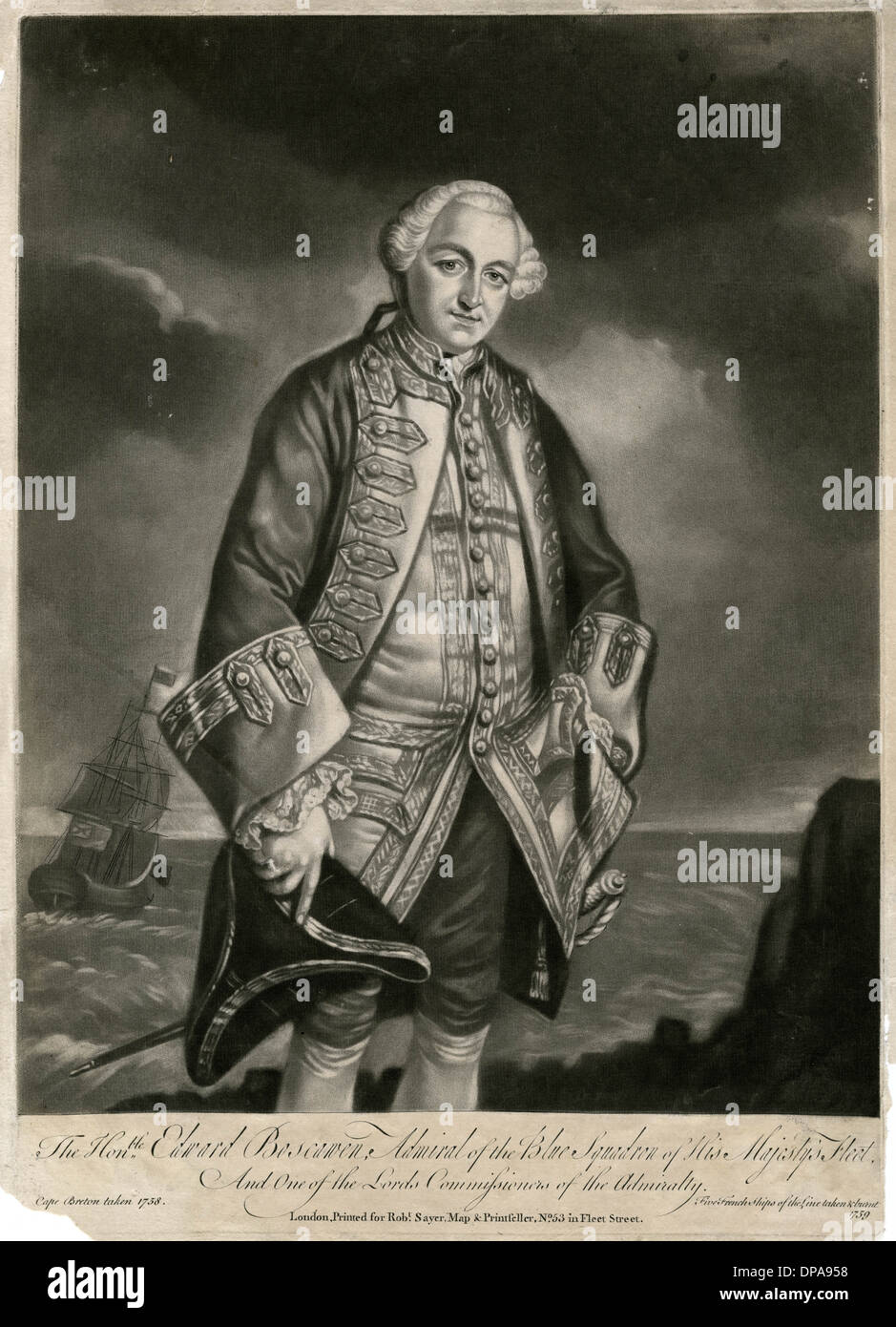Admiral edward boscawen hi-res stock photography and images - Alamy
