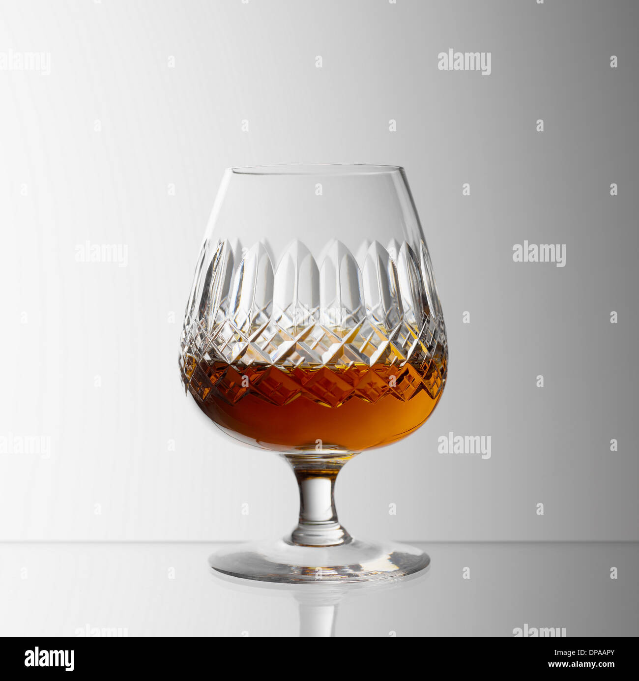 Glass of brandy Stock Photo Alamy