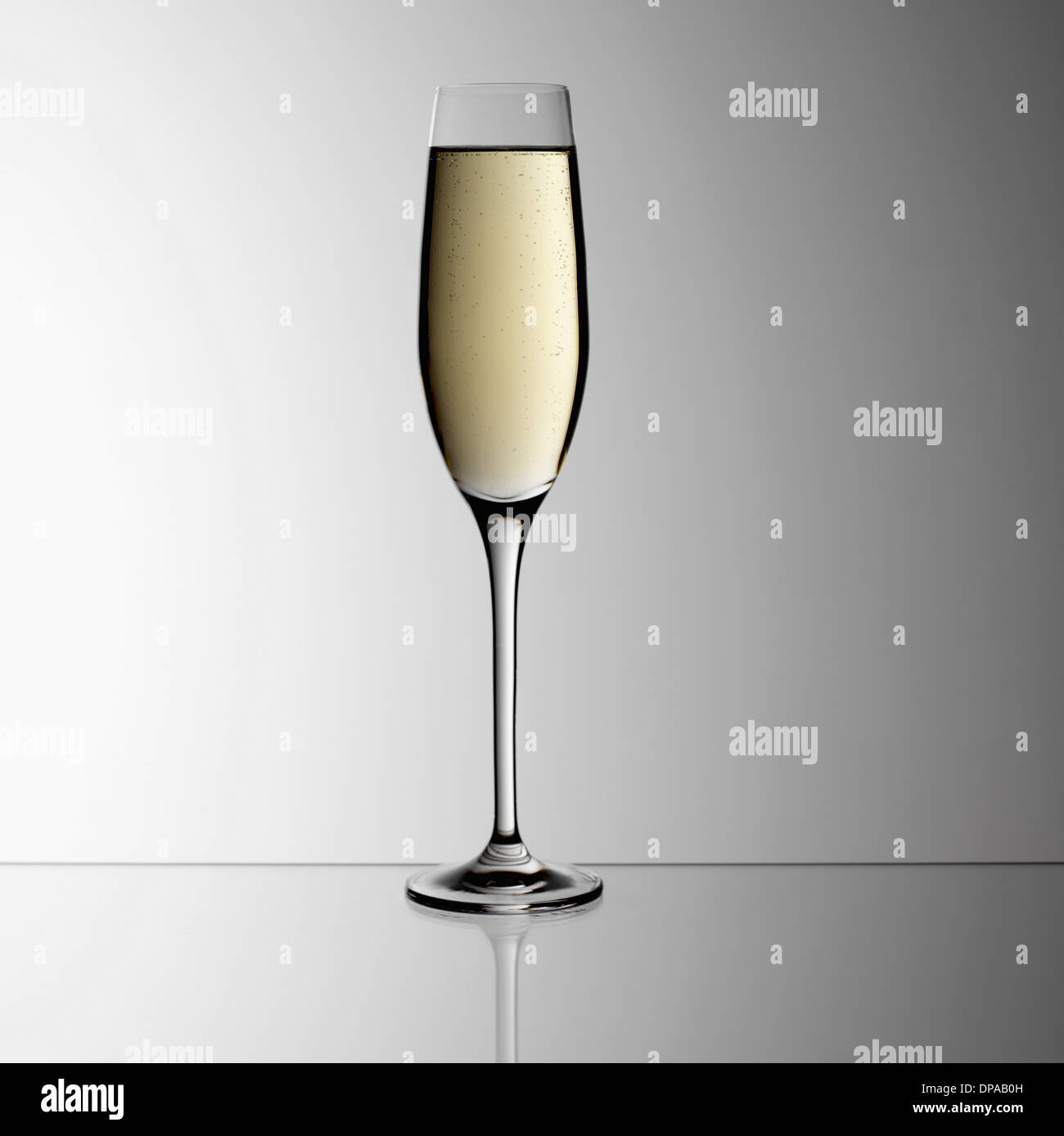 Glass of Champagne Stock Photo