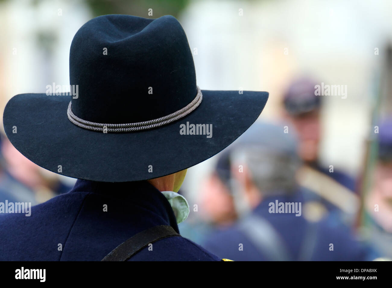 American civil war reenactor uniform hires stock photography and