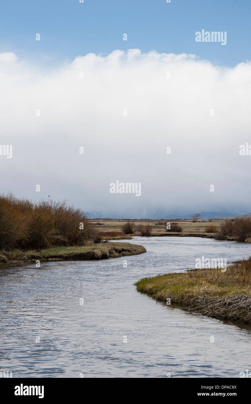 North Platte River in Walden, Colorado Stock Photo Alamy